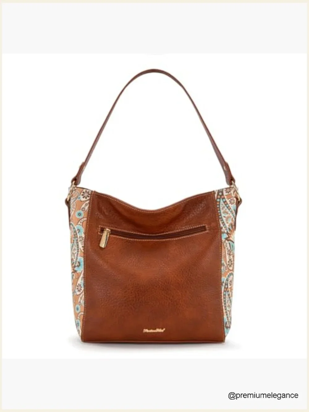 Trendy Vegan Leather Hobo Bag Soft Shoulder Purse Women